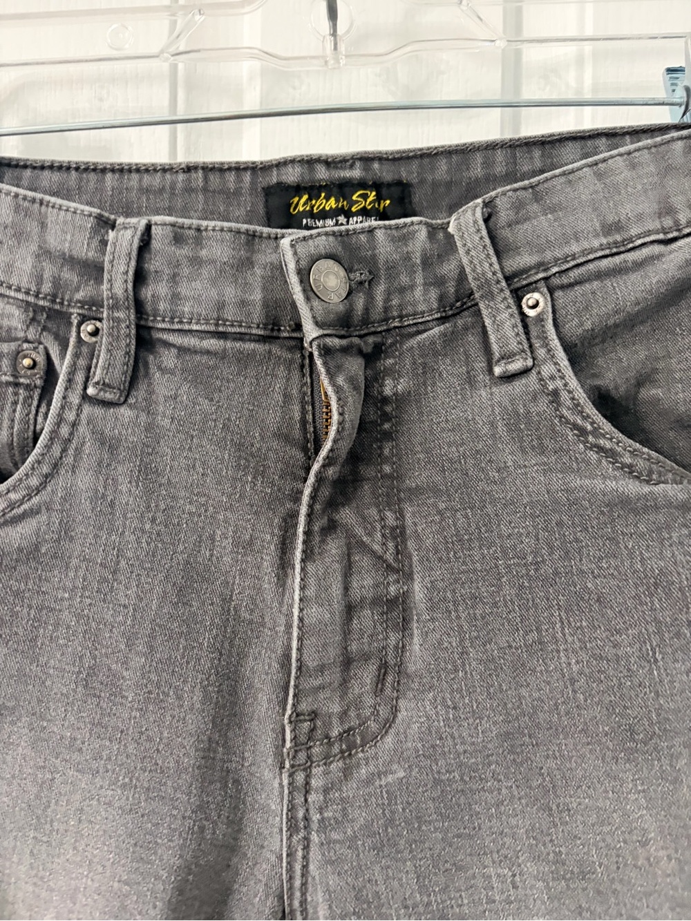 Urban Star Slim Straight Men's Gray Jeans